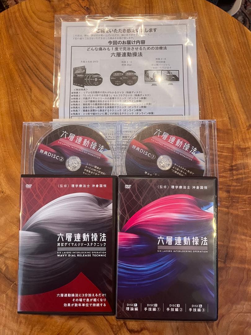 六層連動操法　DVD 7枚フルセット