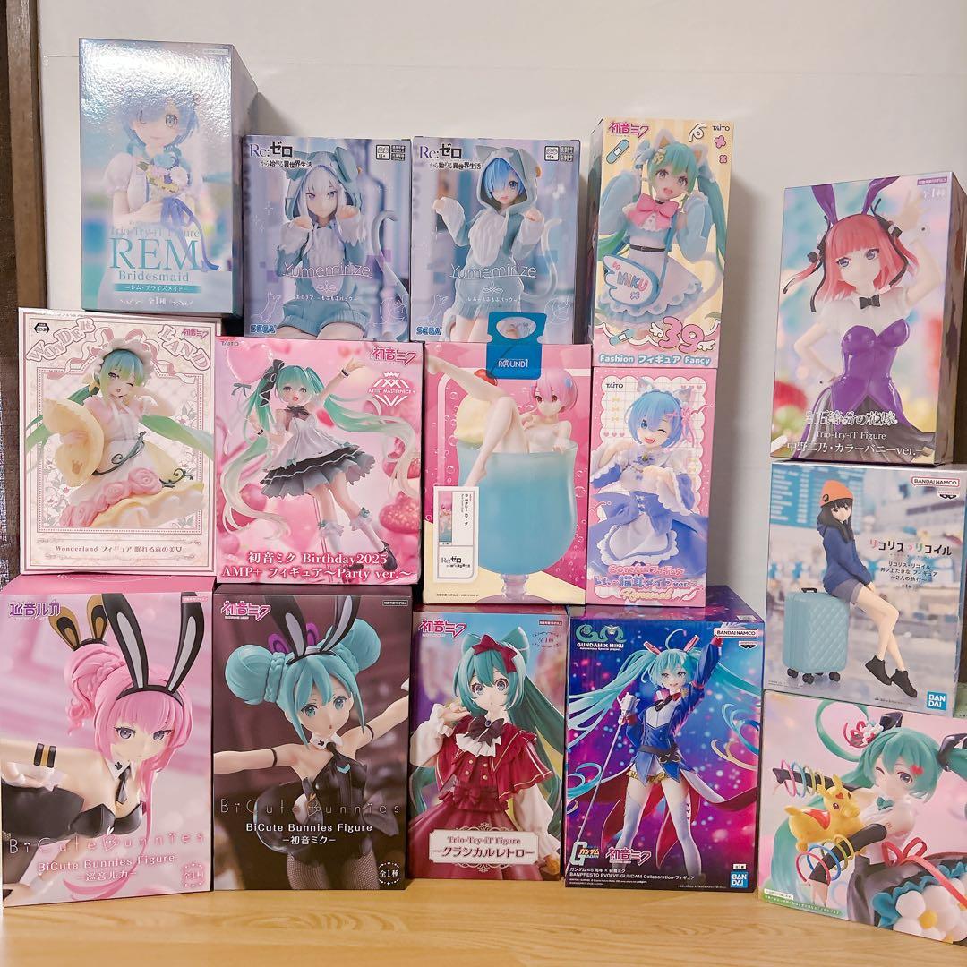 美少女　フィギュア　まとめ売り　15個セット　初音ミク　リゼロ