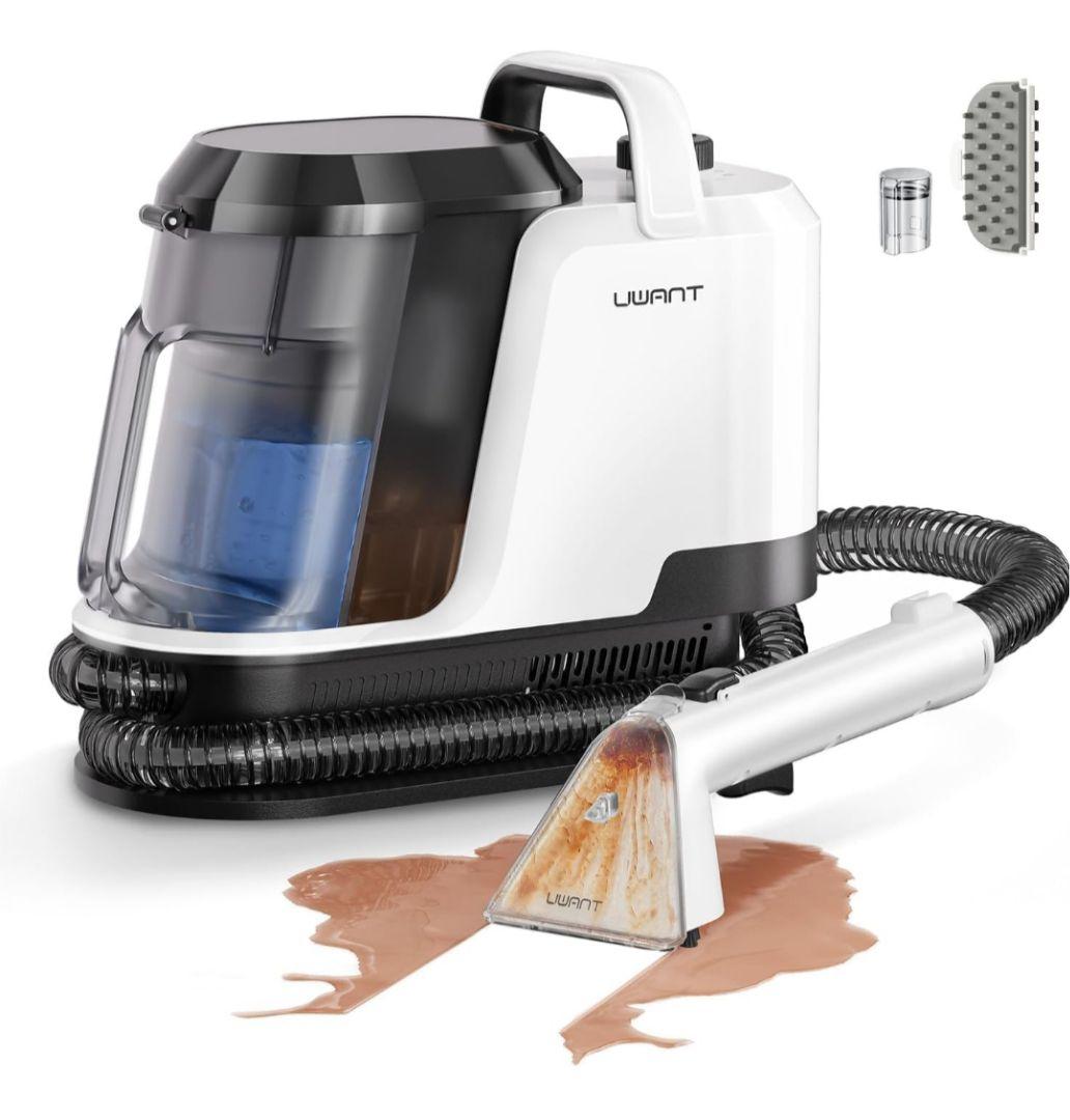 リンサークリーナー　16000Pa超強吸引力　カーペットクリーナー軽量　布洗浄機