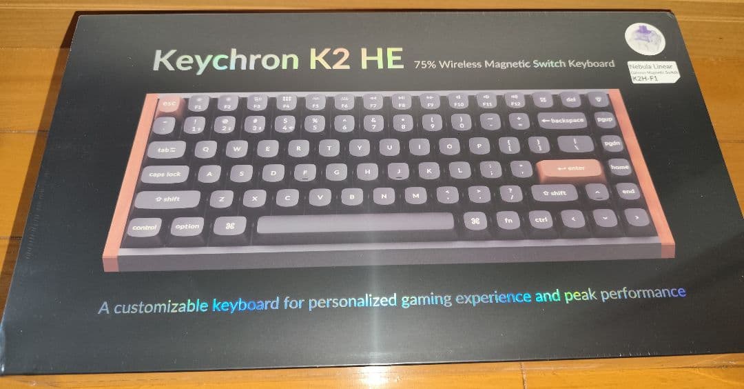 【新品未使用／US配列】Keychron K2 HEメカニカルキーボード　英字