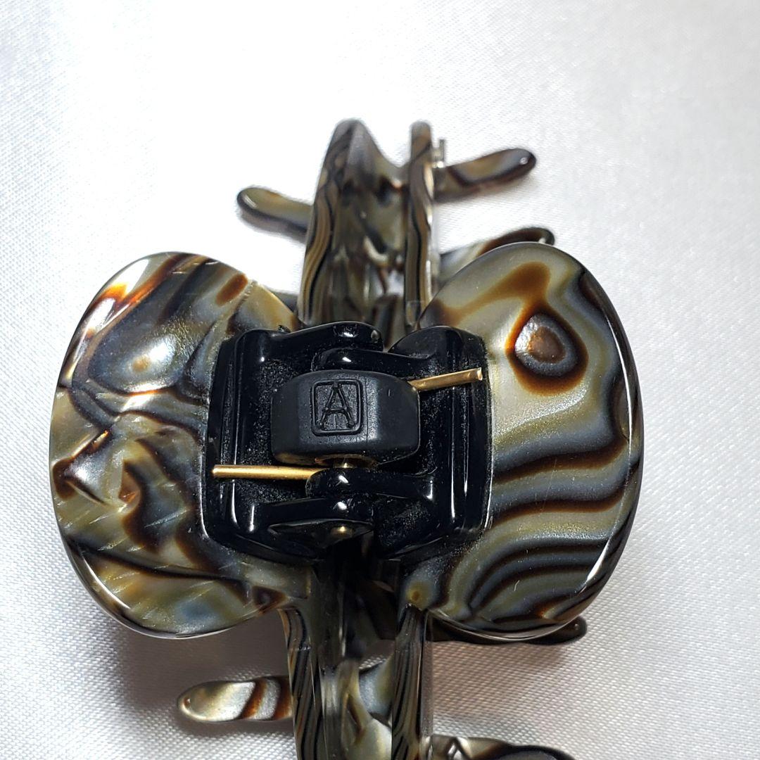 【極美品】アレクサンドルドゥパリ オニキスヘアクリップh013