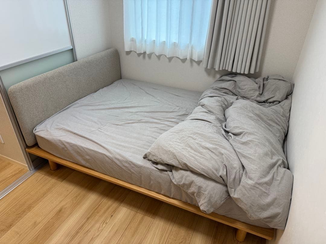 無印良品 ベッドフレーム　マットレス　掛け布団セット　ダブル