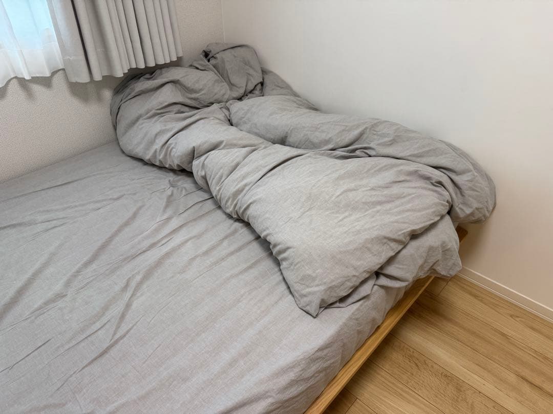 無印良品 ベッドフレーム　マットレス　掛け布団セット　ダブル