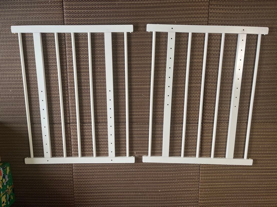 ファルスカ　ベッドサイドベッド03 ホワイト(添い寝安全ベルト付)限定カラー