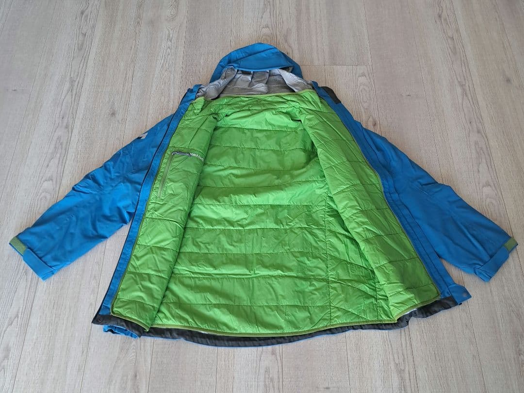 美品　モンベル　スキー/登山　アウター　　3in1 ブルー