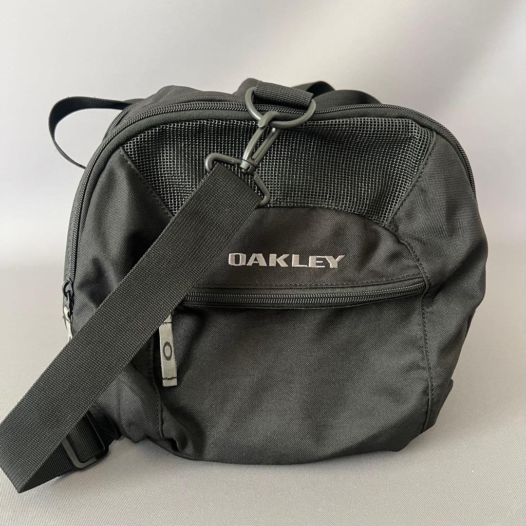 OAKLEY　オークリー　y2k ボストンバッグ　2way ロゴ　黒　メンズ