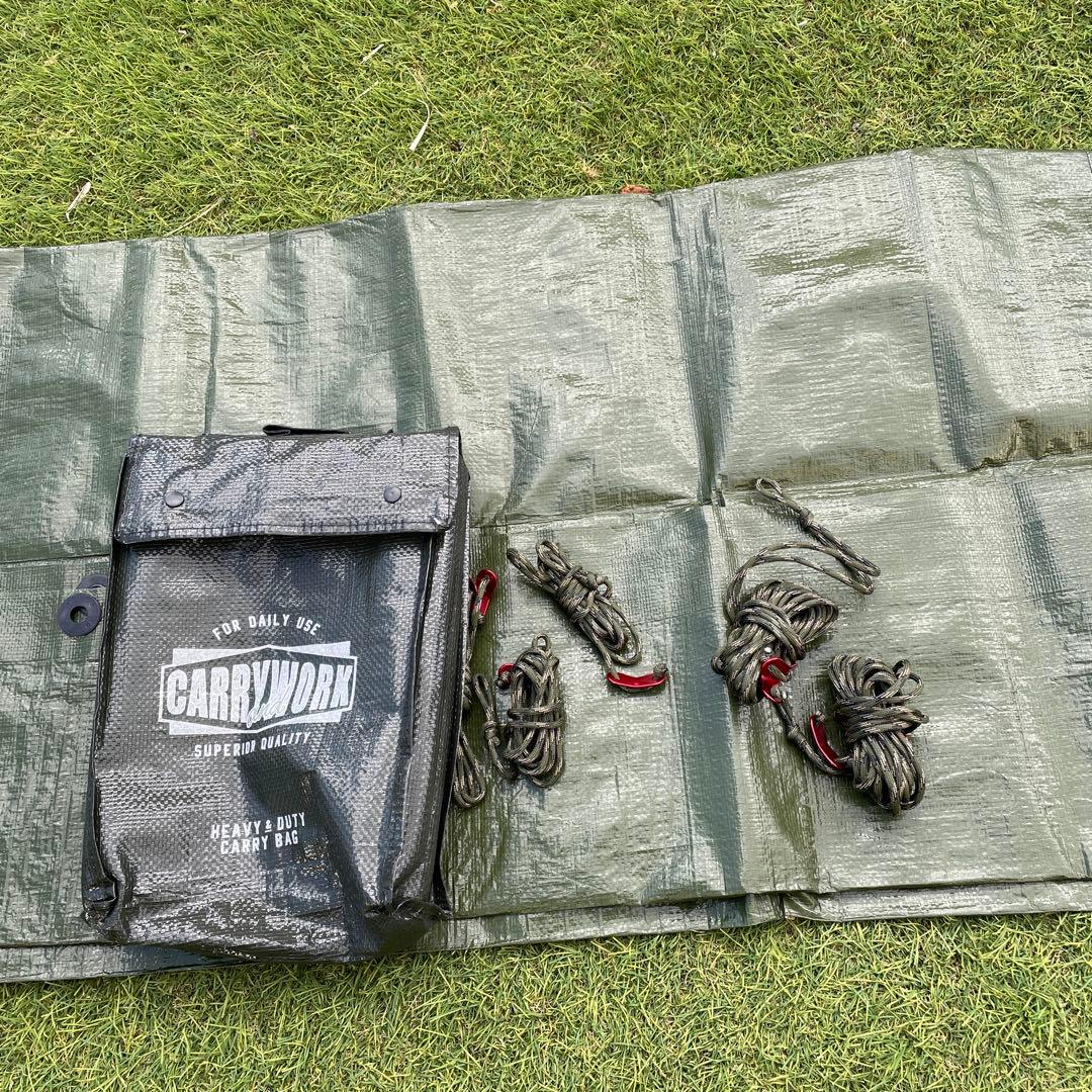 フルセットBUNDOK(バンドック) ソロベースex、前幕+フタマタポール2本