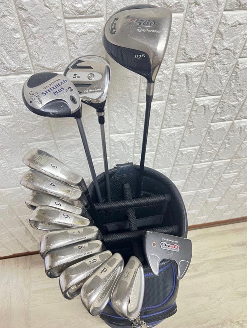 初心者おすすめ ゴルフクラブセット メンズ テーラーメイド キャディバック付