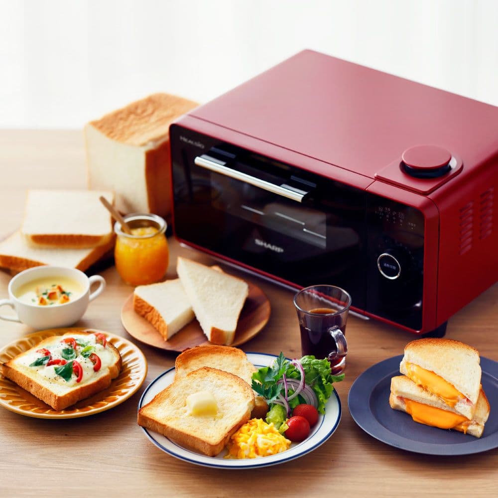 SHARP ウォーターオーブン トースター ヘルシオグリエ AX-GR2-R