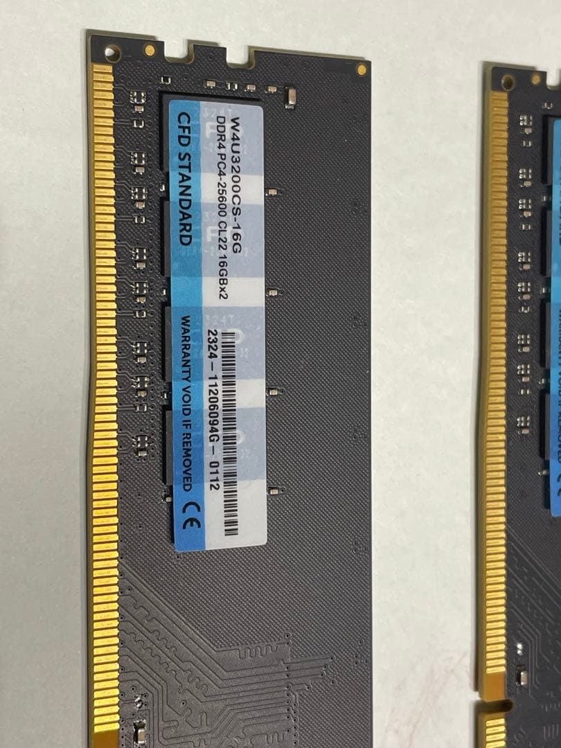 CFD STANDARD W4U3200CS-16G DDR4 16GB 2枚