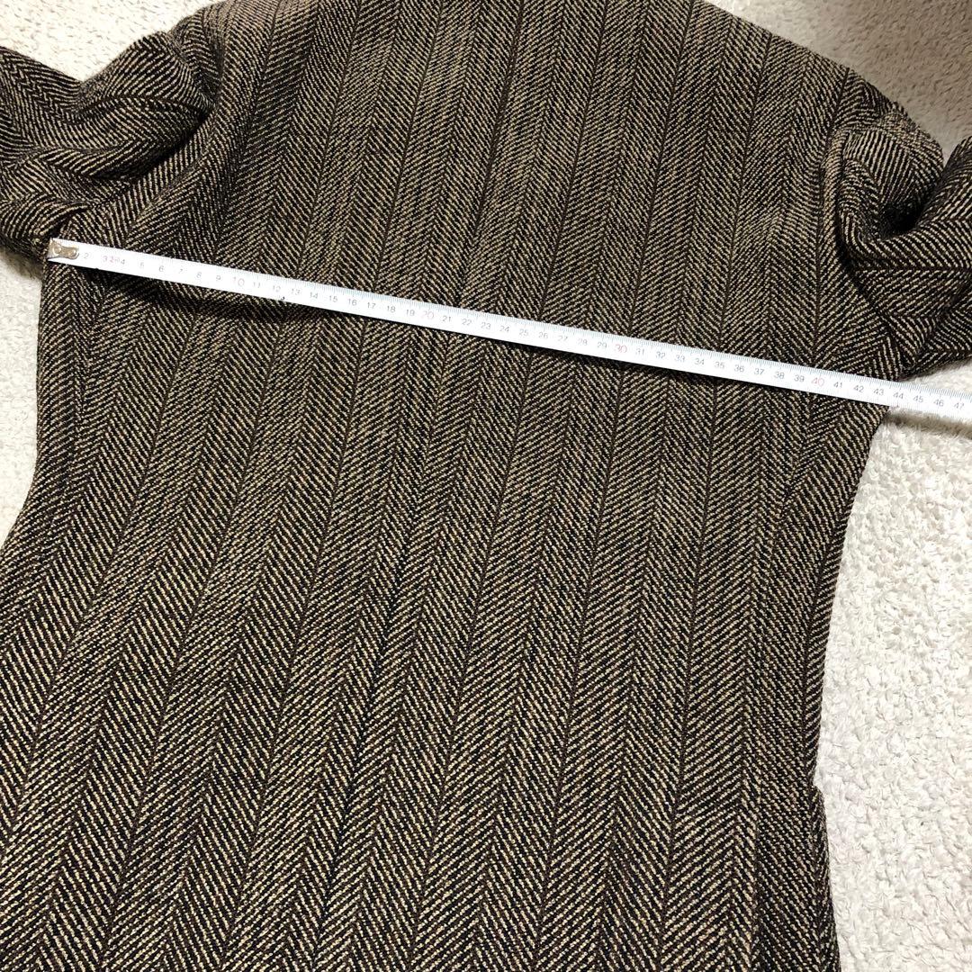 【美品】LARDINIラルディーニテーラードジャケットヘリンボーン42 7REG