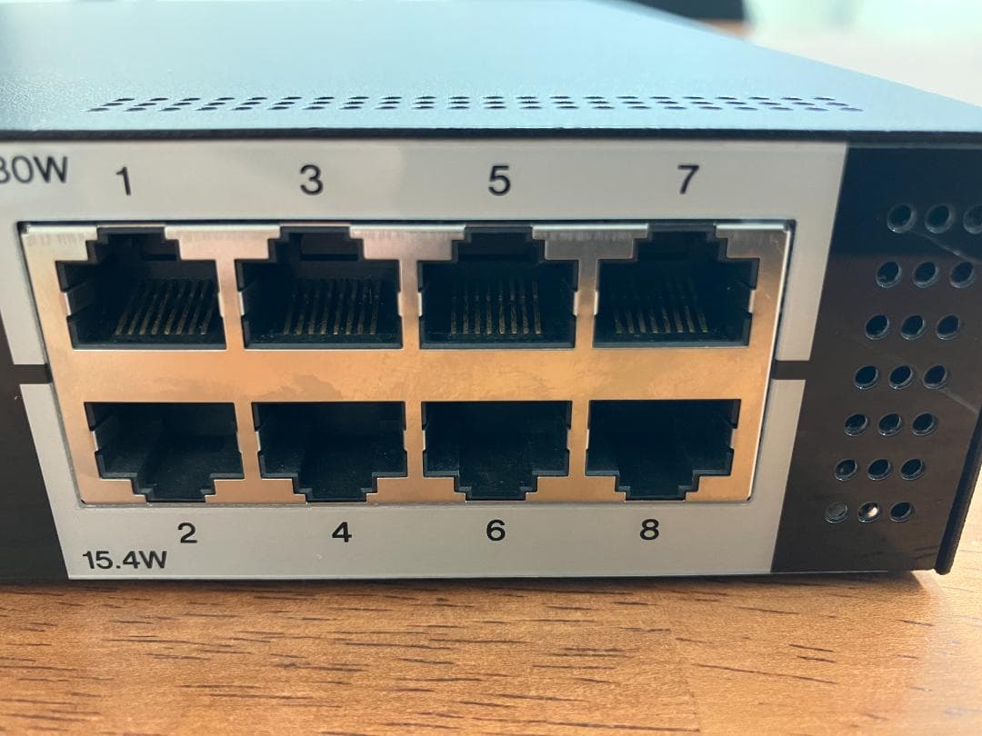 YAMAHA SWX-2200-8PoE PoE対応L2スイッチ①