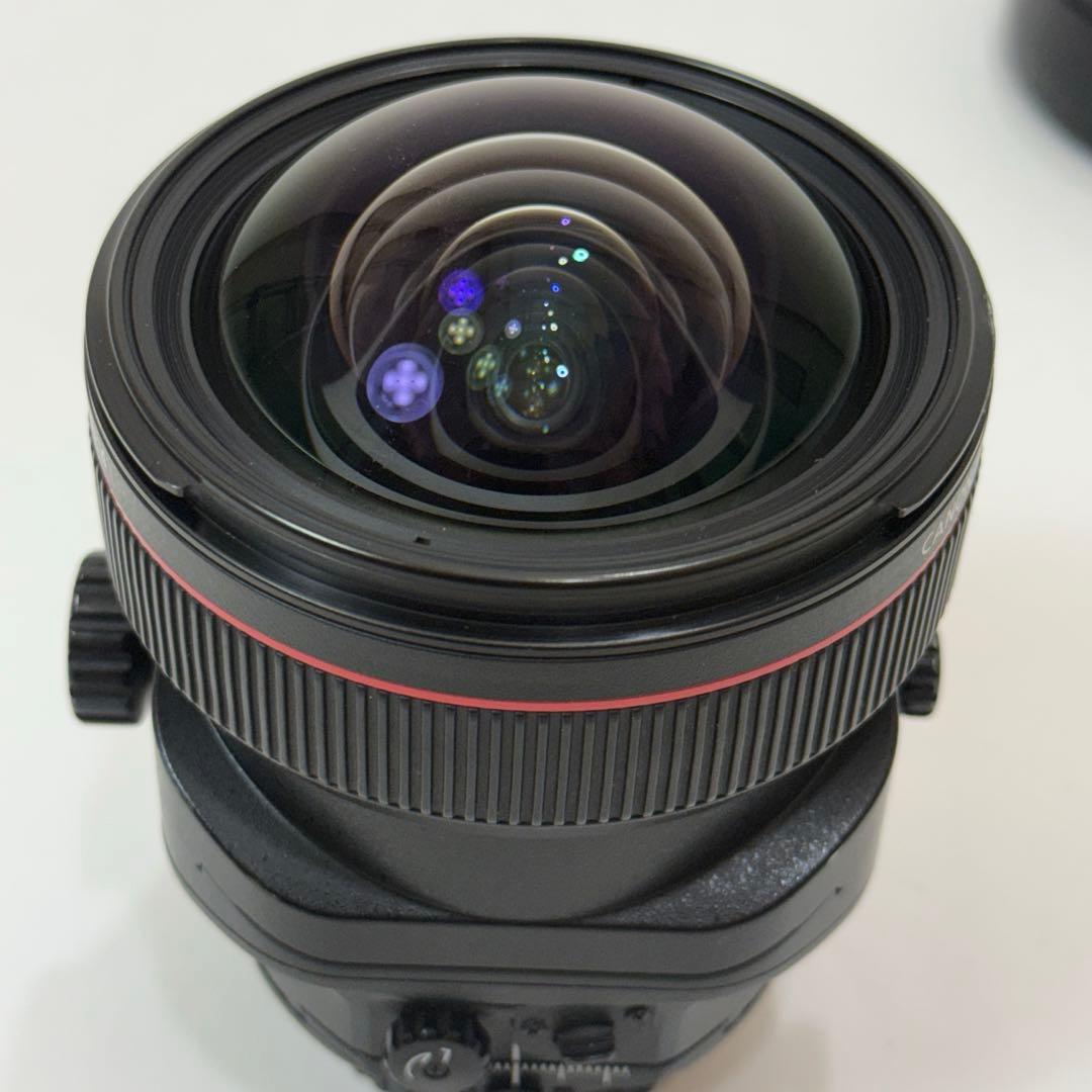 【並品】Canon TS-E17mmF4L＋3Dプリンター特注レンズフード付