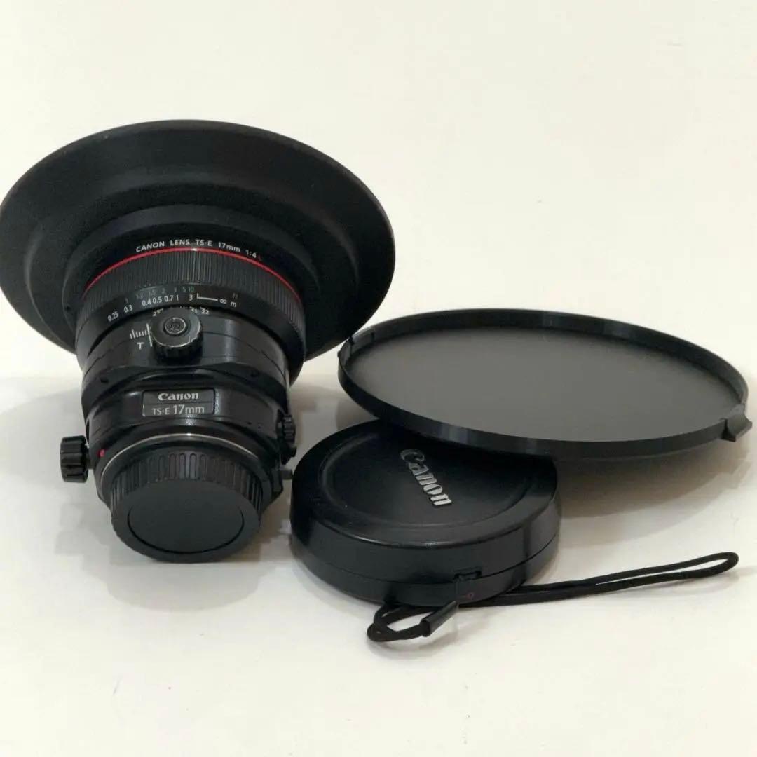 【並品】Canon TS-E17mmF4L＋3Dプリンター特注レンズフード付