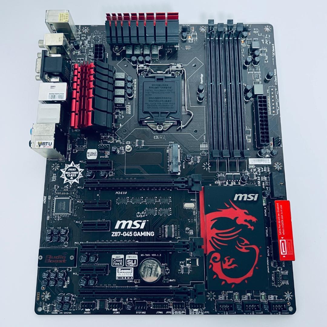 MSI Z87-G45 GAMINGマザーボード i7-4790K【ジャンク品】