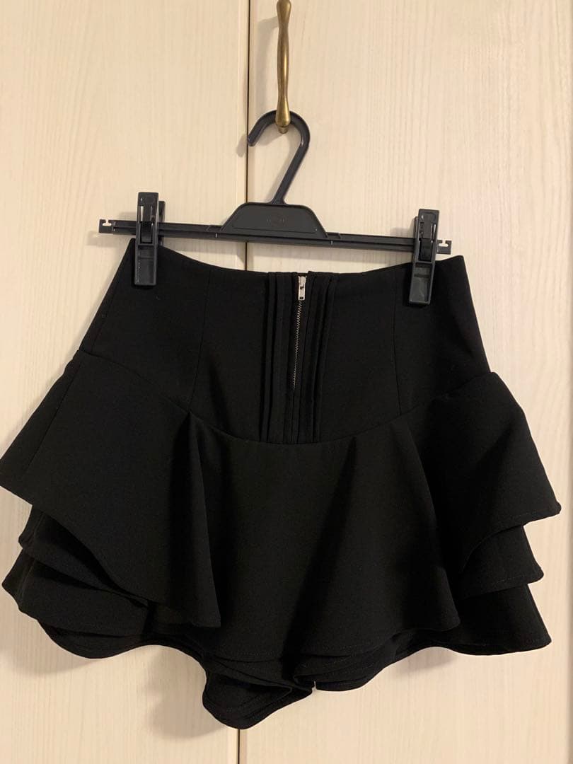 SNIDEL　レイヤードフリルミニスカショーパン　サイズ0