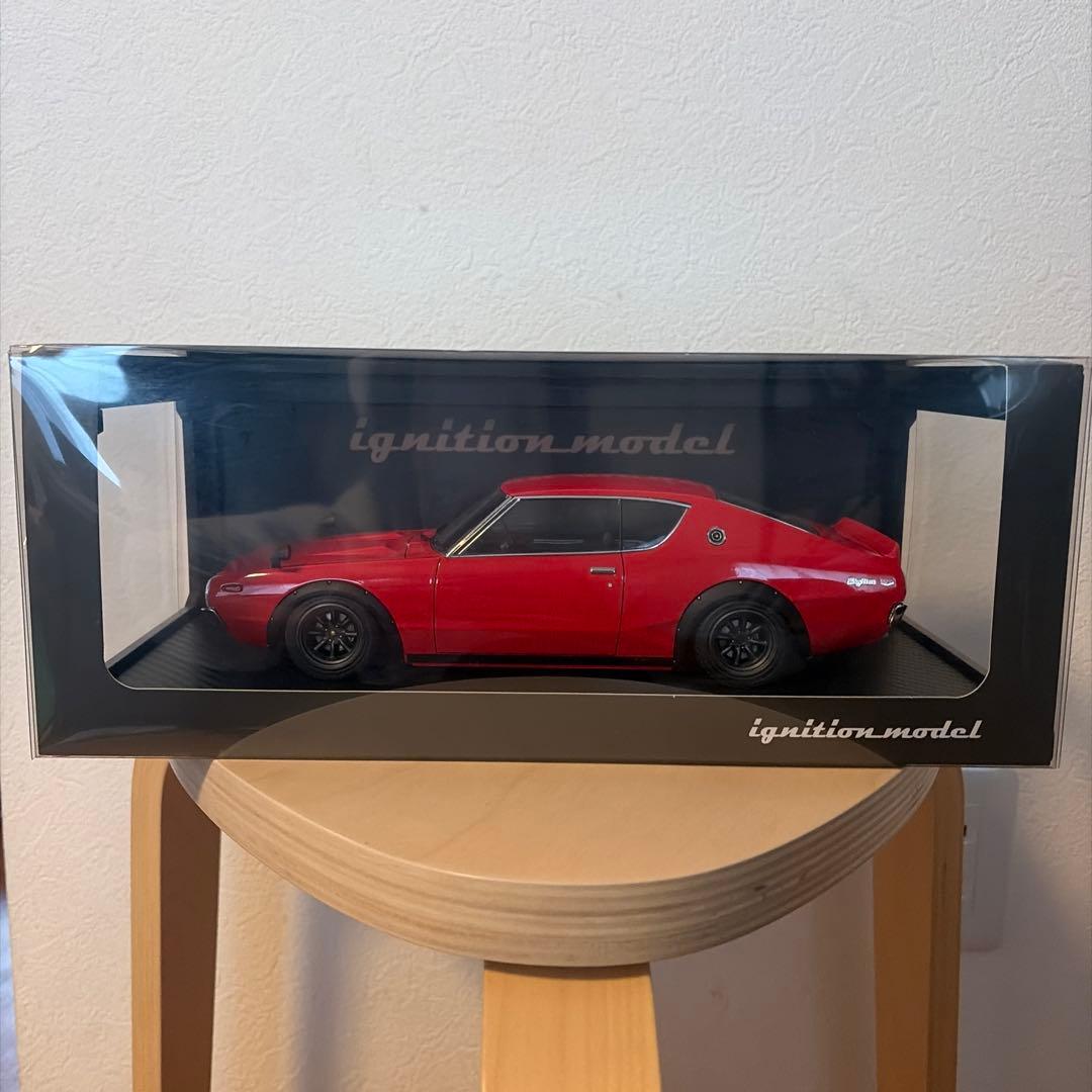 ミニカー Nissan SKYLINE 2000 GT-R (KPGC110) Red
