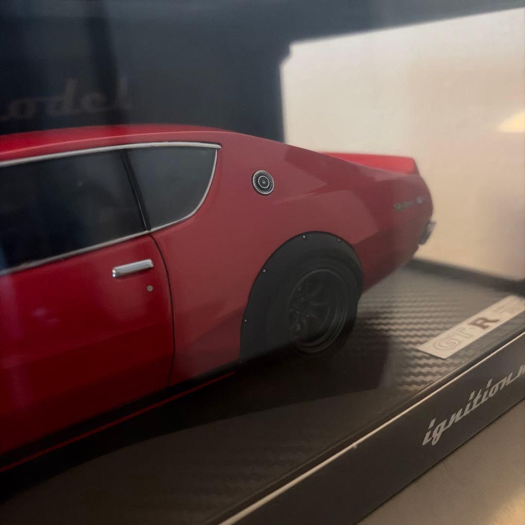 ミニカー Nissan SKYLINE 2000 GT-R (KPGC110) Red