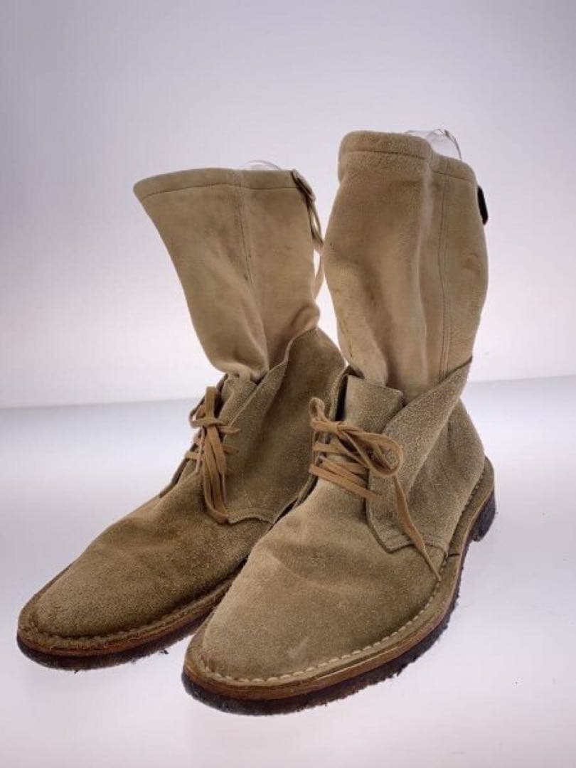 ミハラヤスヒロ名作 スウェードレザー レイヤード デザートブーツ クレープソール