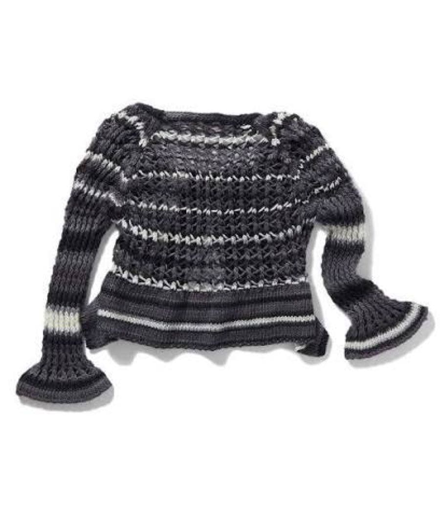 【めぐ】PERVERZE Face Hand Knit Cardigan