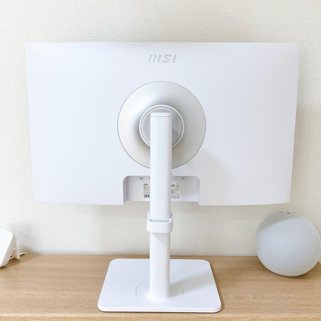 美品　MSI Modern MD2412PW モニター　23 白Type-C対応