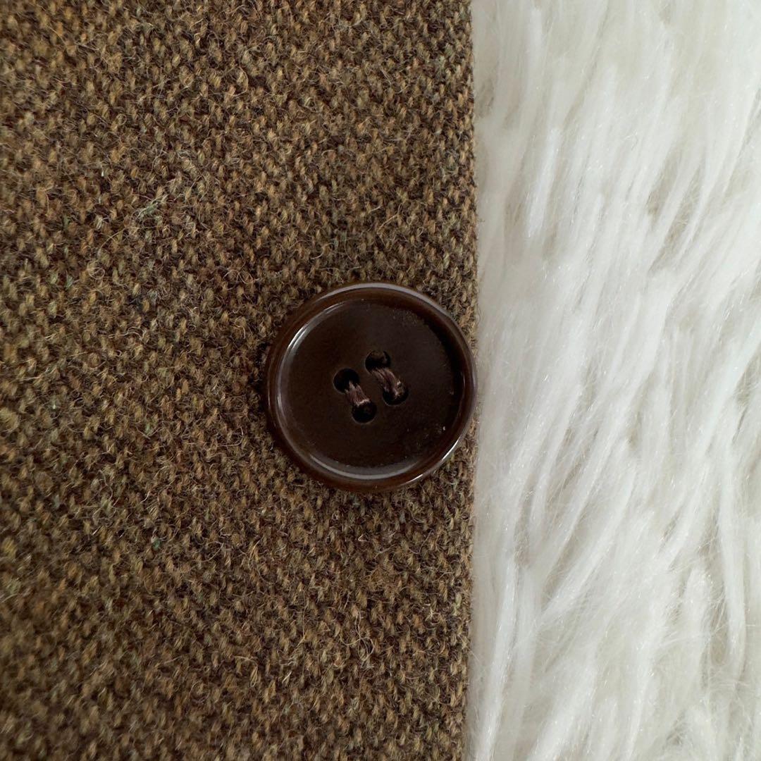 希少✨ブルックスブラザーズ✨テーラードジャケット　ツイード　アルパカ混　カーキ