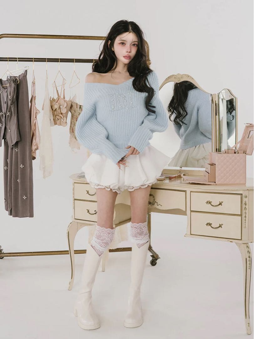 Darich ボリュームバルーンミニスカート　ダーリッチ　スカート