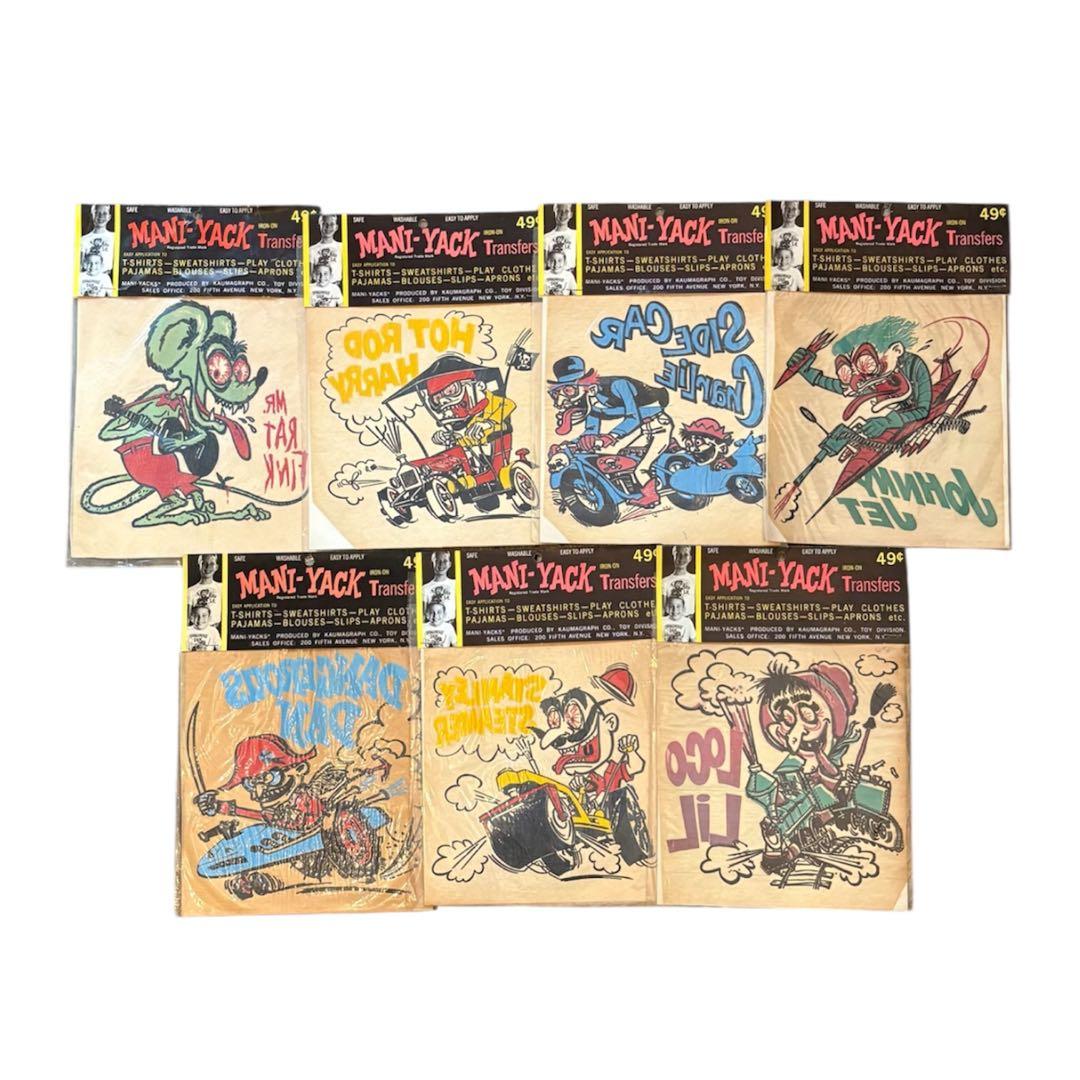 MANI-YACK アイロンプリント1963 rat fink