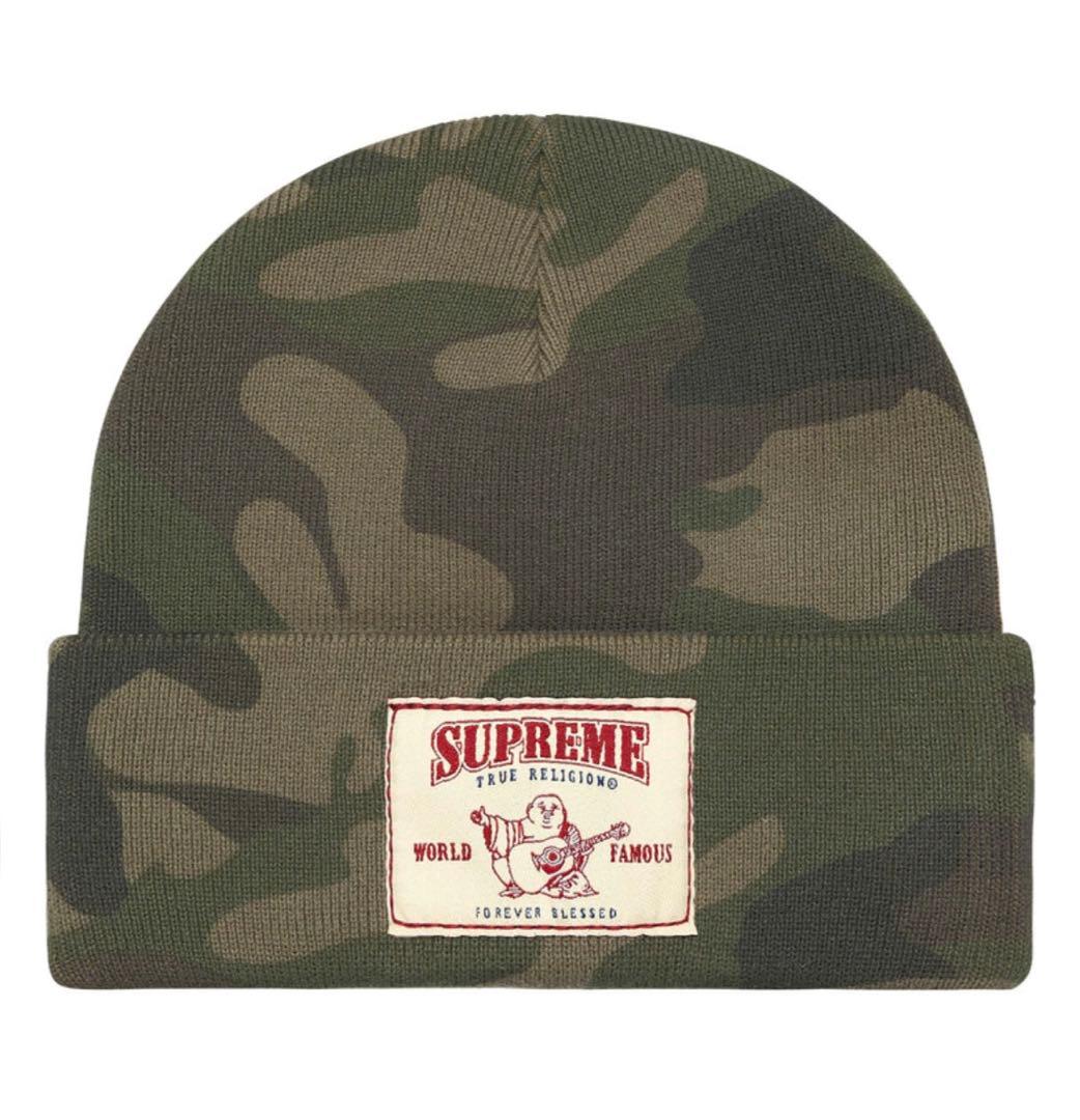 カモ柄　Supreme x True Religion Beanie ちーた着用