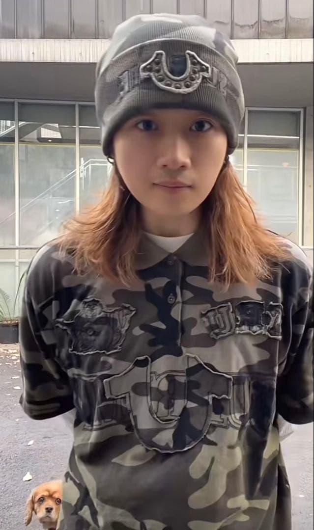 カモ柄　Supreme x True Religion Beanie ちーた着用