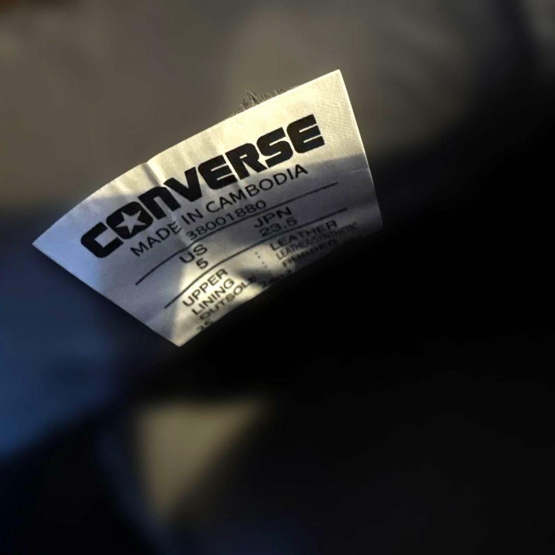 コンバース CONVERSE クップ ローファー タッセルローファー 革靴 黒