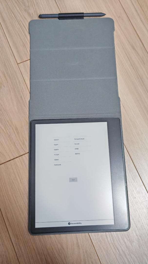 Kindle Scribe 64GB 10.2インチ + 純正レザーカバー付き