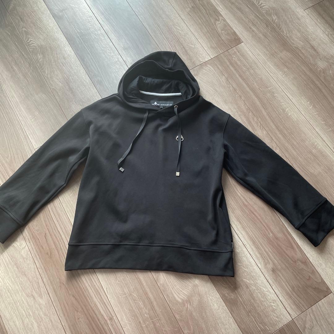 Moose Knuckles ブラック フード付きパーカー S新品同様