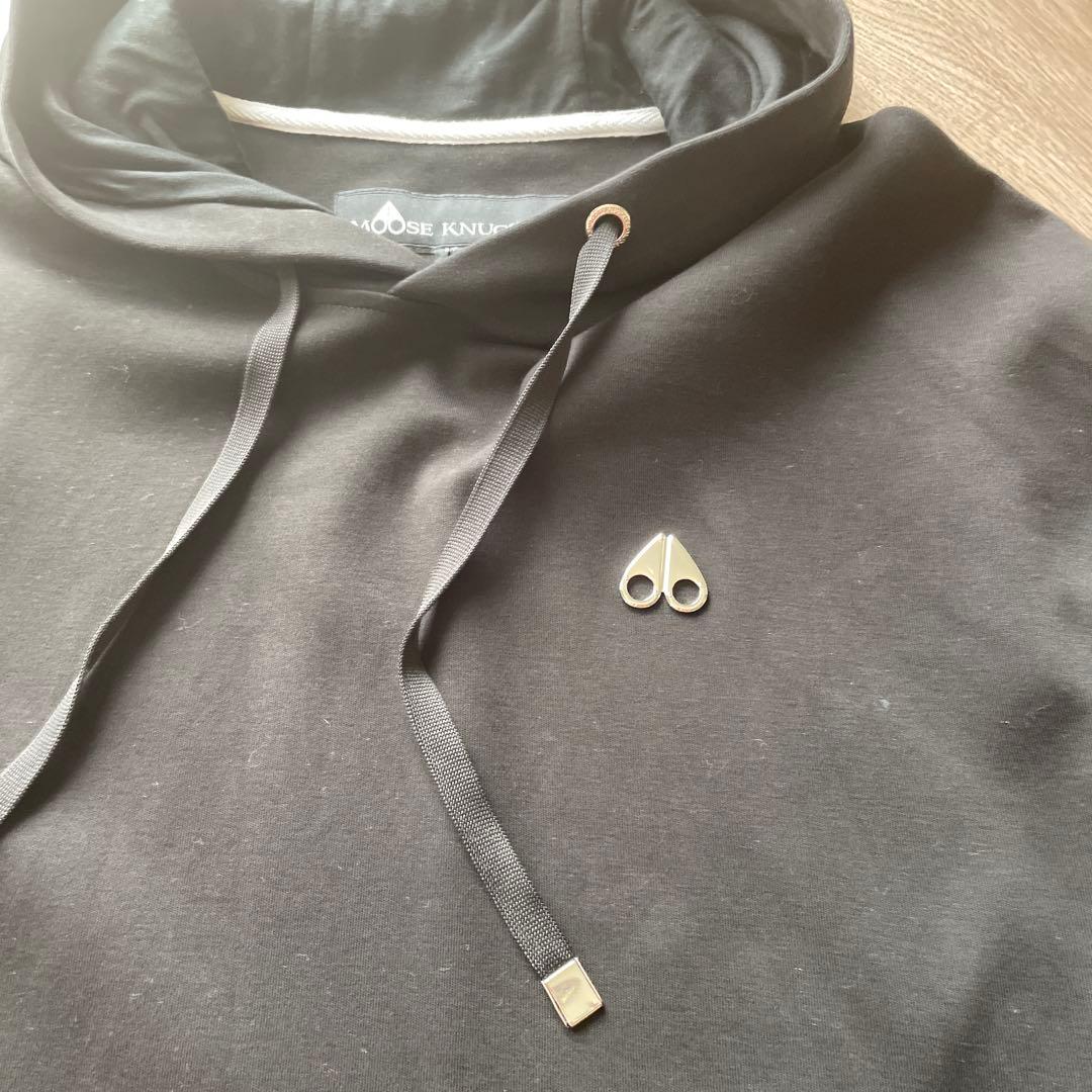 Moose Knuckles ブラック フード付きパーカー S新品同様