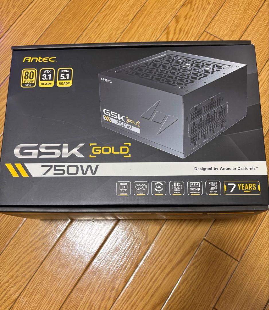 ANTEC 電源 GSK750 ATX3.1 80PLUS GOLD 750W