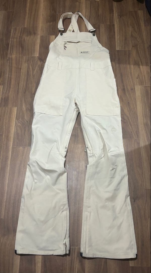 【BURTON】ビブパンツ M クリーム色
