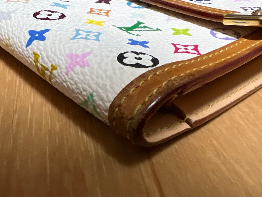 LOUIS VUITTON マルチカラーホワイト長財布