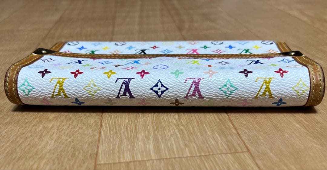 LOUIS VUITTON マルチカラーホワイト長財布