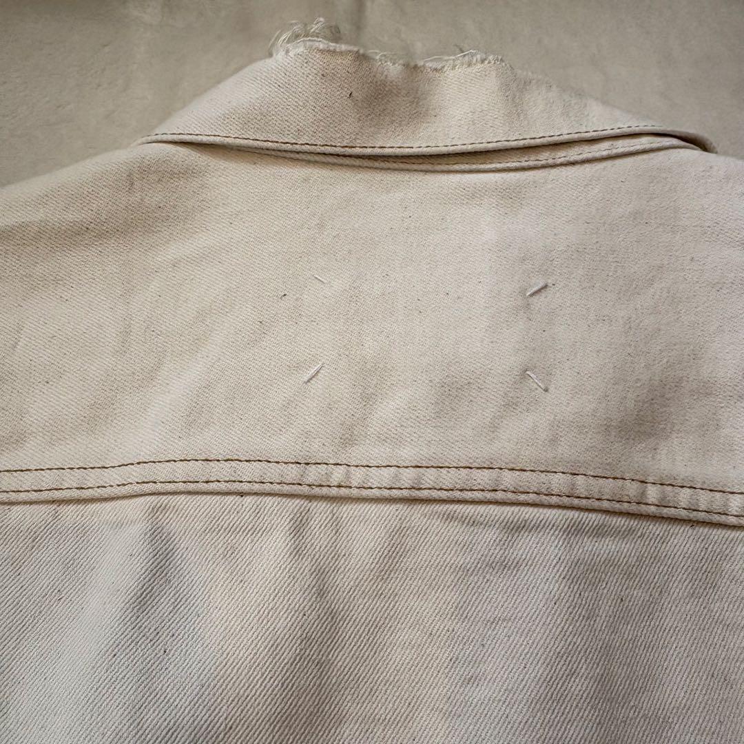 マルジェラ　生成り　gジャン 美品