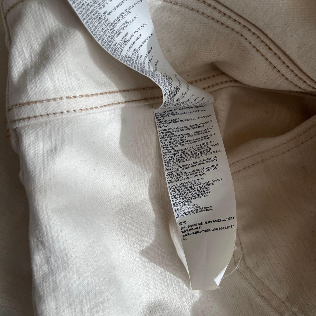 マルジェラ　生成り　gジャン 美品