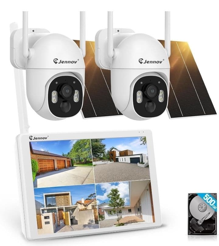 防犯カメラ 屋外 ソーラー モニター付き ★新品未使用