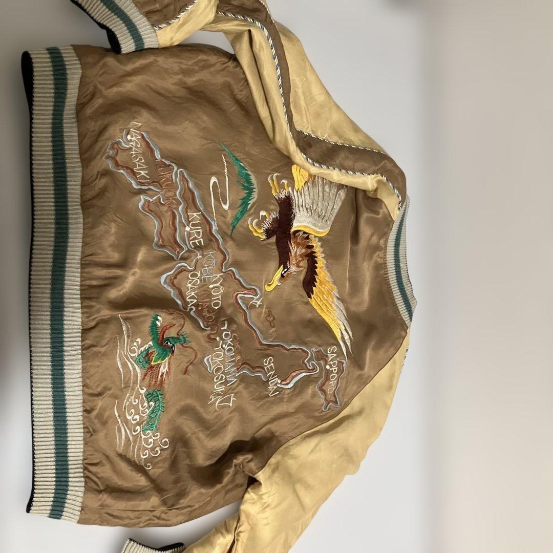 ビームスボーイ✖️テーラー東洋　スカジャン　ベージュ