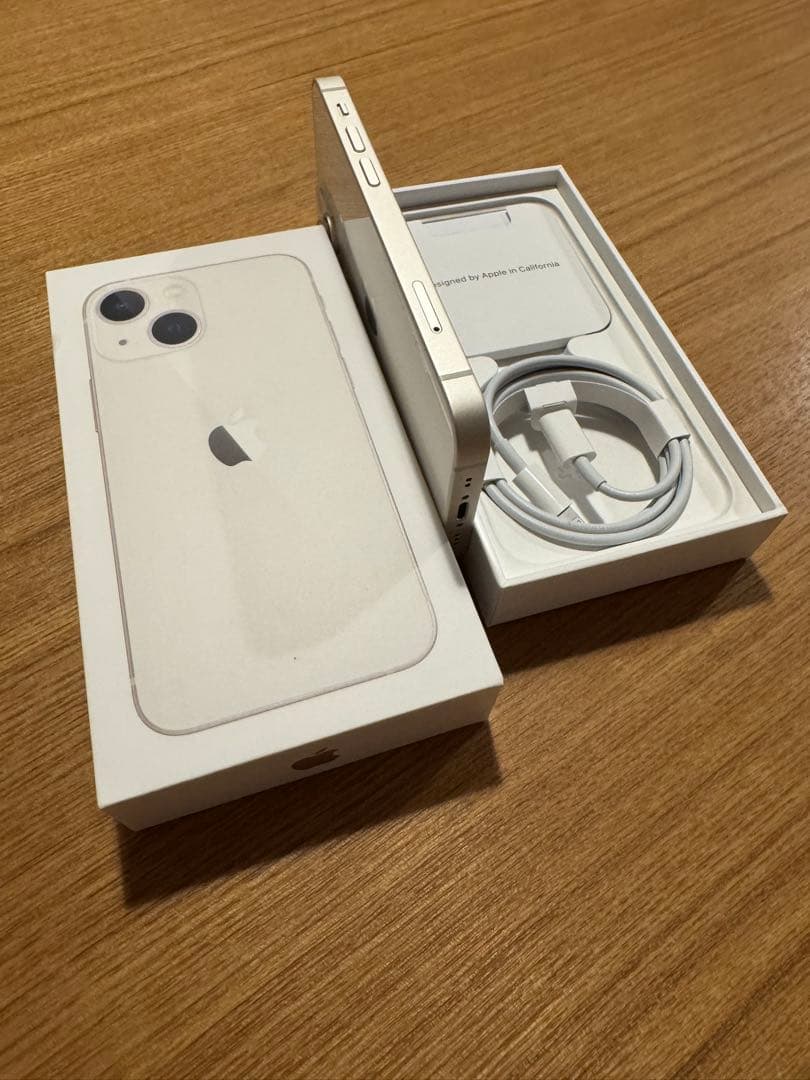 【美品】iPhone13 mini 256GB スターライト おまけ付き