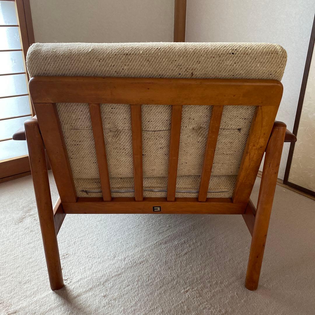 【KOSUGA】ケヤキシリーズ　1Pソファ　希少ビンテージ　古き良きもの