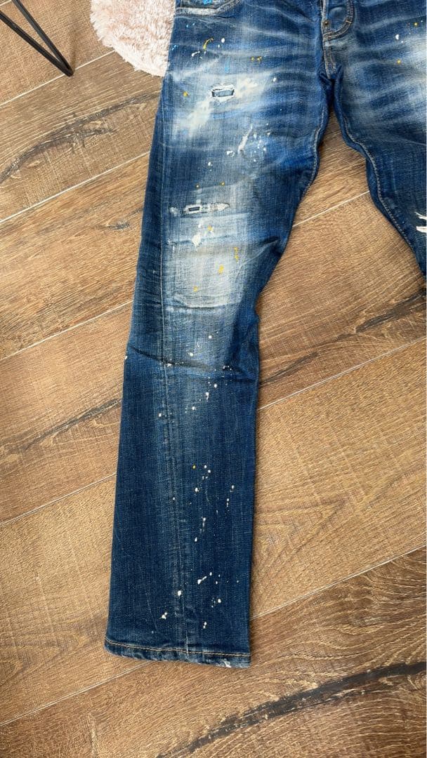 DSQUARED2 ペイントデニム　42