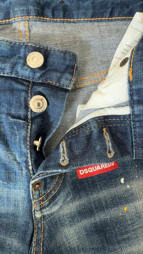 DSQUARED2 ペイントデニム　42