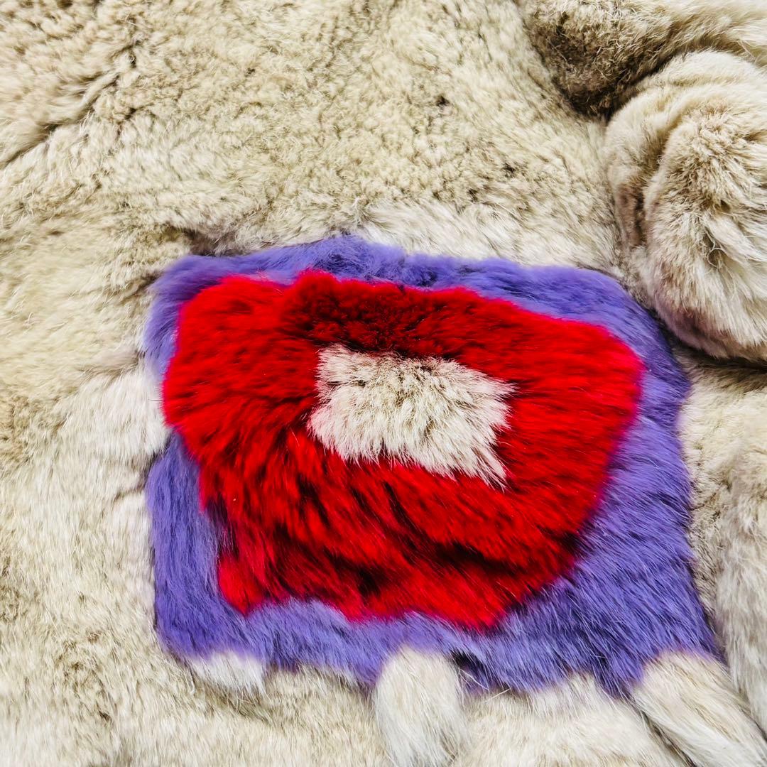 美品 ETRO エトロ ラビット ファー ベスト 裏地 シルク ヴィンテージ