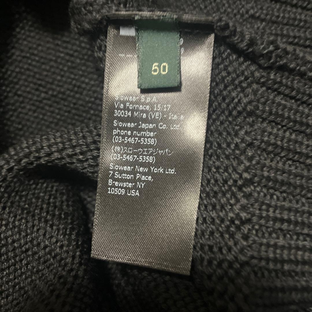 試着のみ ザノーネ キョート カーディガン ニットジャケット 5ゲージ 50