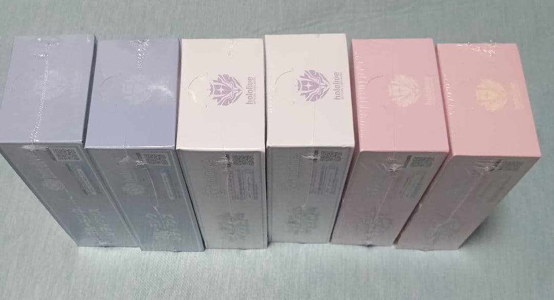 新品未開封 ホロライブカードゲーム3種セット 各2BOXシュリンク付き