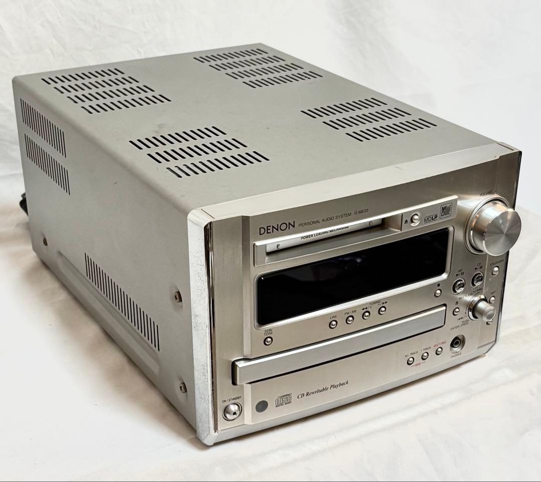 DENON CD/MDコンポ D-ME33 2004年製